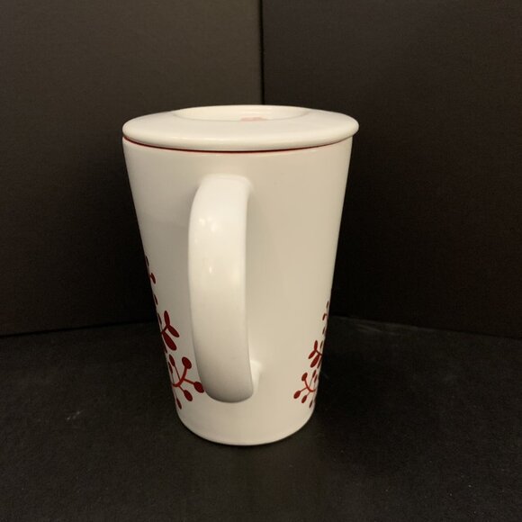 Davids Tea Perfect Mug Red Tree Partridge Bird 12oz Christmas - Picture 4 of 9